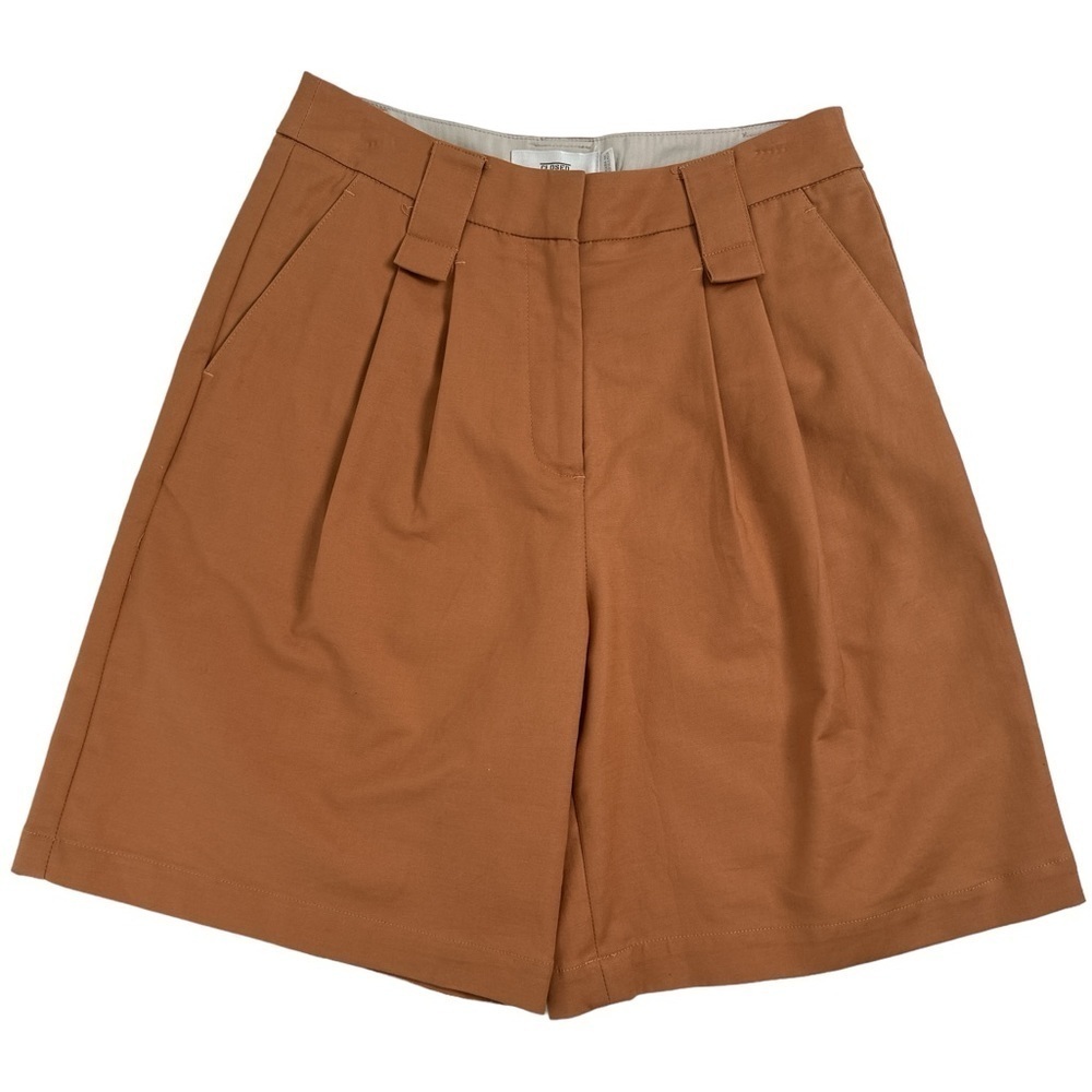 NWT Closed Resa High Waisted Pleated Shorts Clay